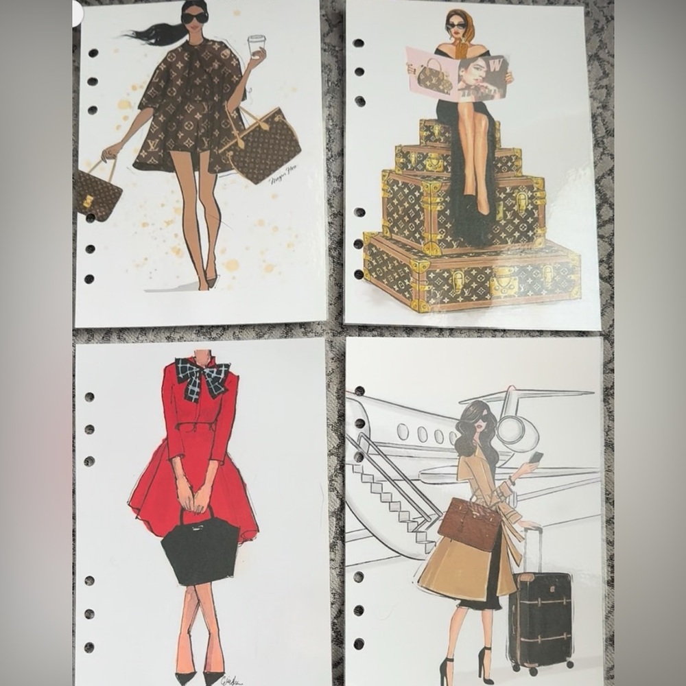Agenda Planner Dashboards A5 - Set of 4